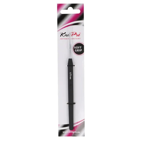 KnitPro Haaknaald softgrip staal 0.75mm