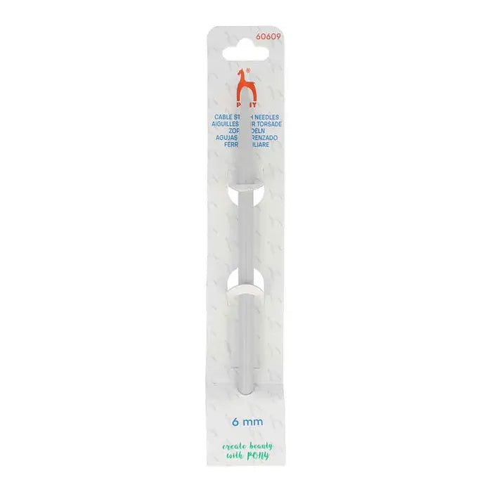 Pony Kabelnaalden recht 6.00mm