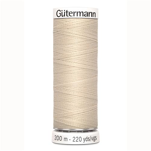 Gutermann naaigaren 200 mtr kleurnummer 000-199
