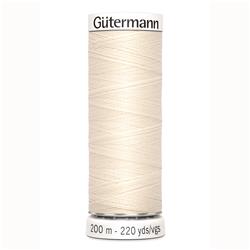 Gutermann naaigaren 200 mtr kleurnummer 000-199