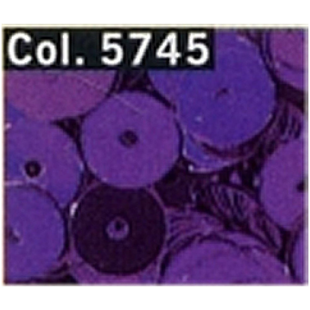 Gutermann Pailletten plat 6 mm, koker 9 gram