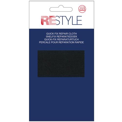 Restyle snelfix reparatiedoek 11x36cm kleur 000 zwart