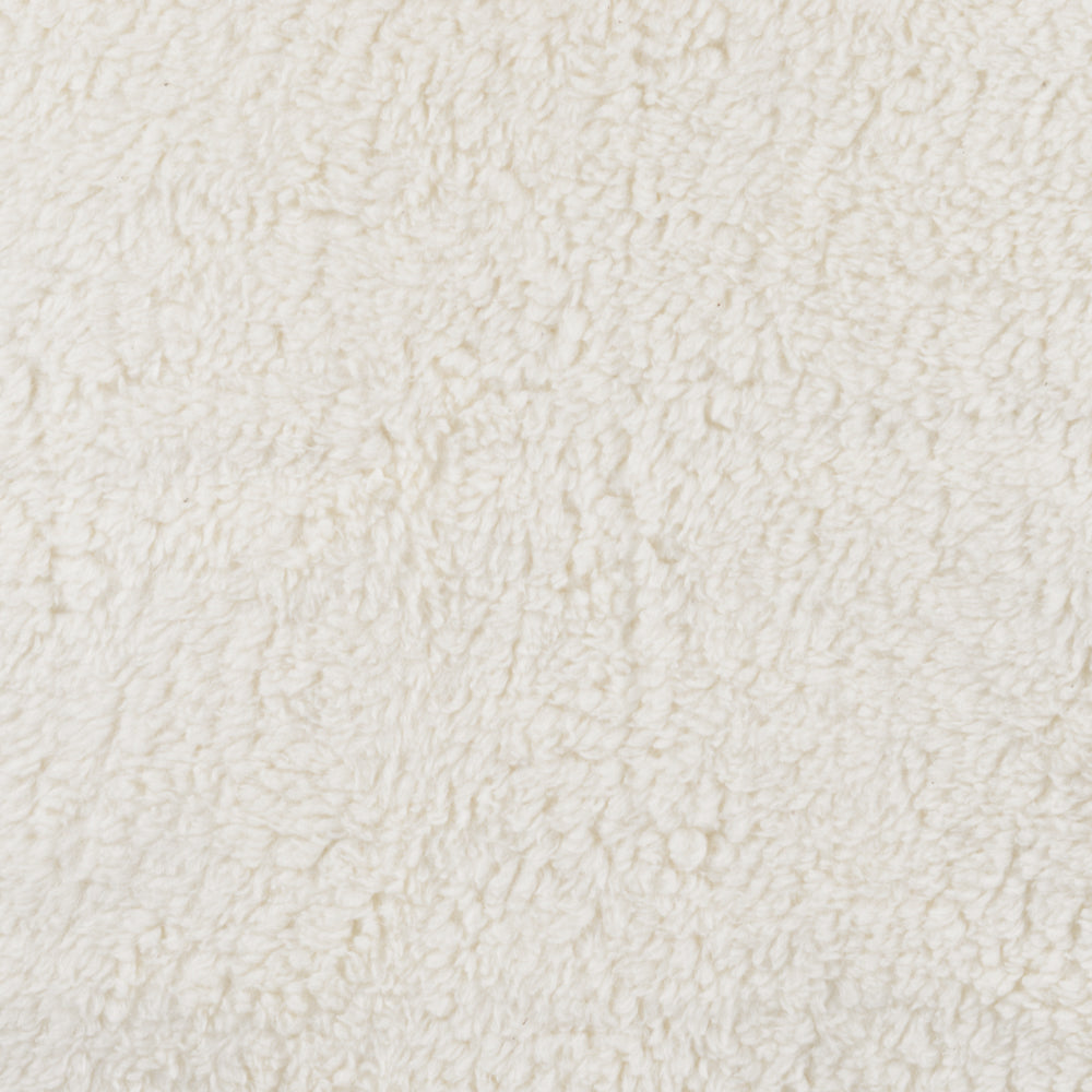 Stof Teddy katoen ecru per meter