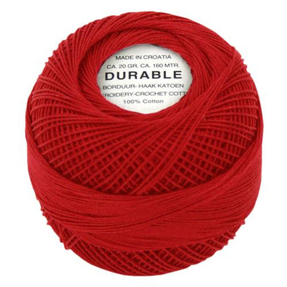 Durable borduur- haakkatoen 20 gram diverse kleuren