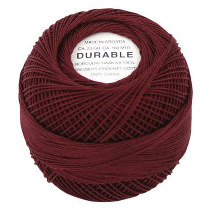 Durable borduur- haakkatoen 20 gram diverse kleuren