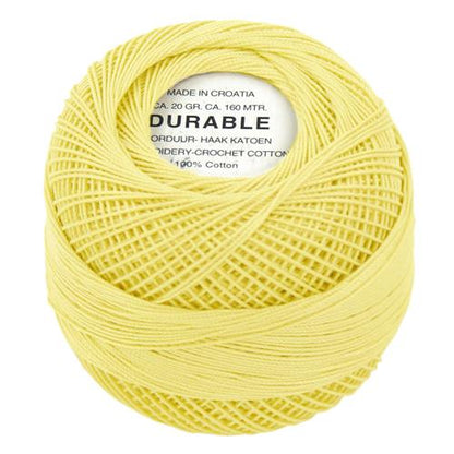 Durable borduur- haakkatoen 20 gram diverse kleuren