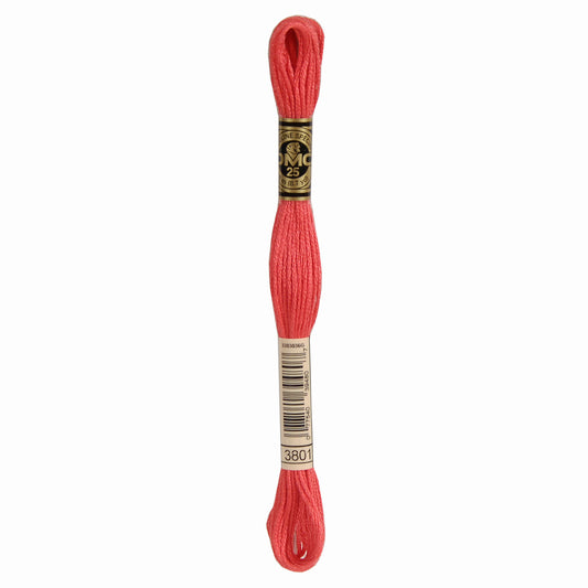 DMC Mouliné splijtzijde borduurgaren 6 draads 8 meter 3801-3866