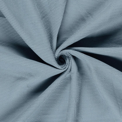 Stof wafel piqué luchtblauw per meter