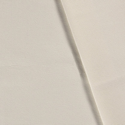 Stof wafel katoen  effen gebroken wit