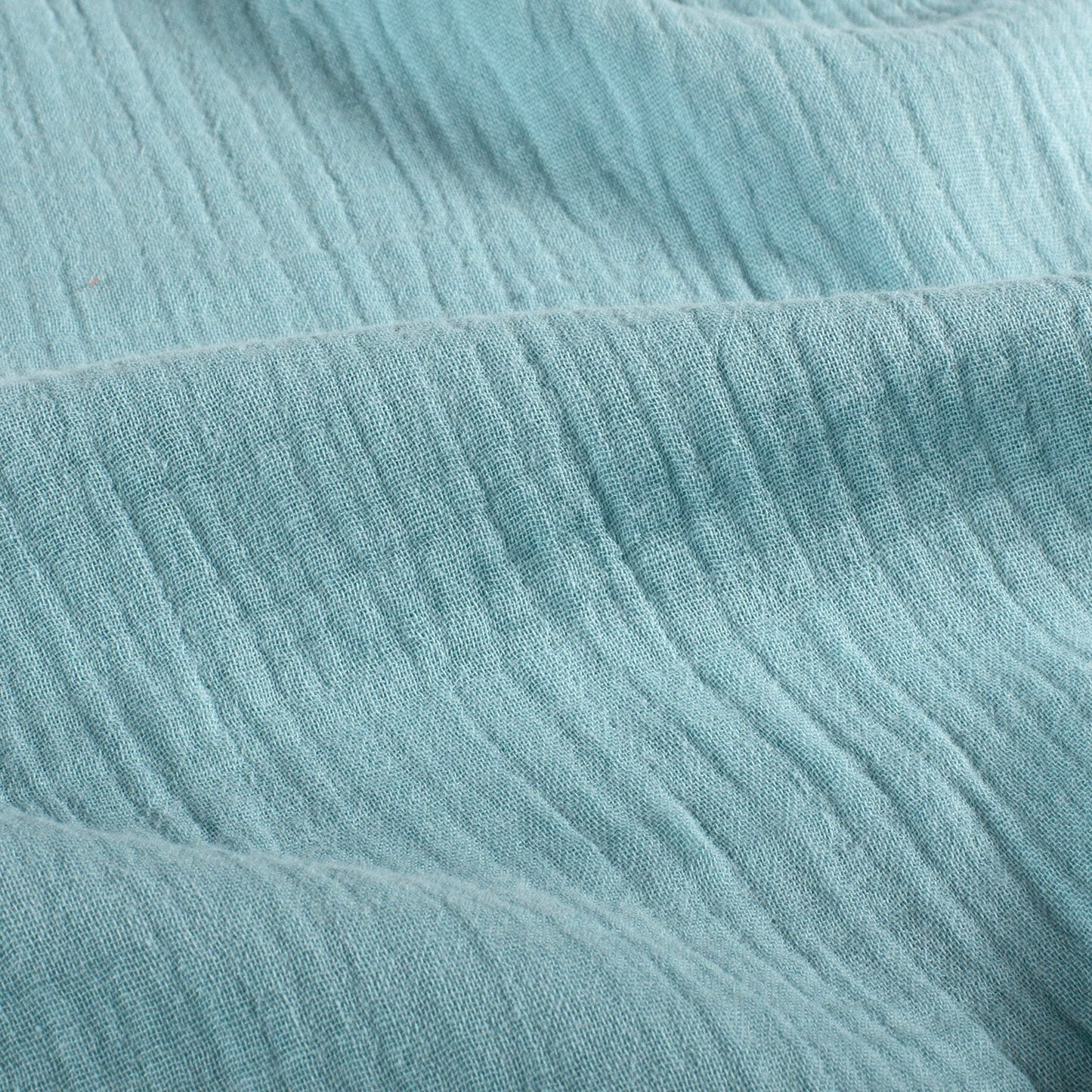 Stof mousseline indigo per meter