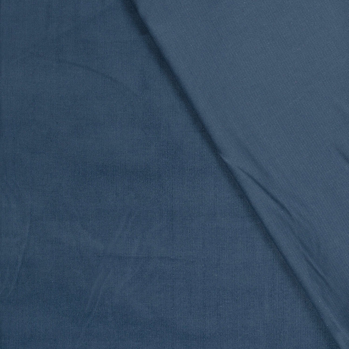 Stof Corduroy kleur Indigo per meter