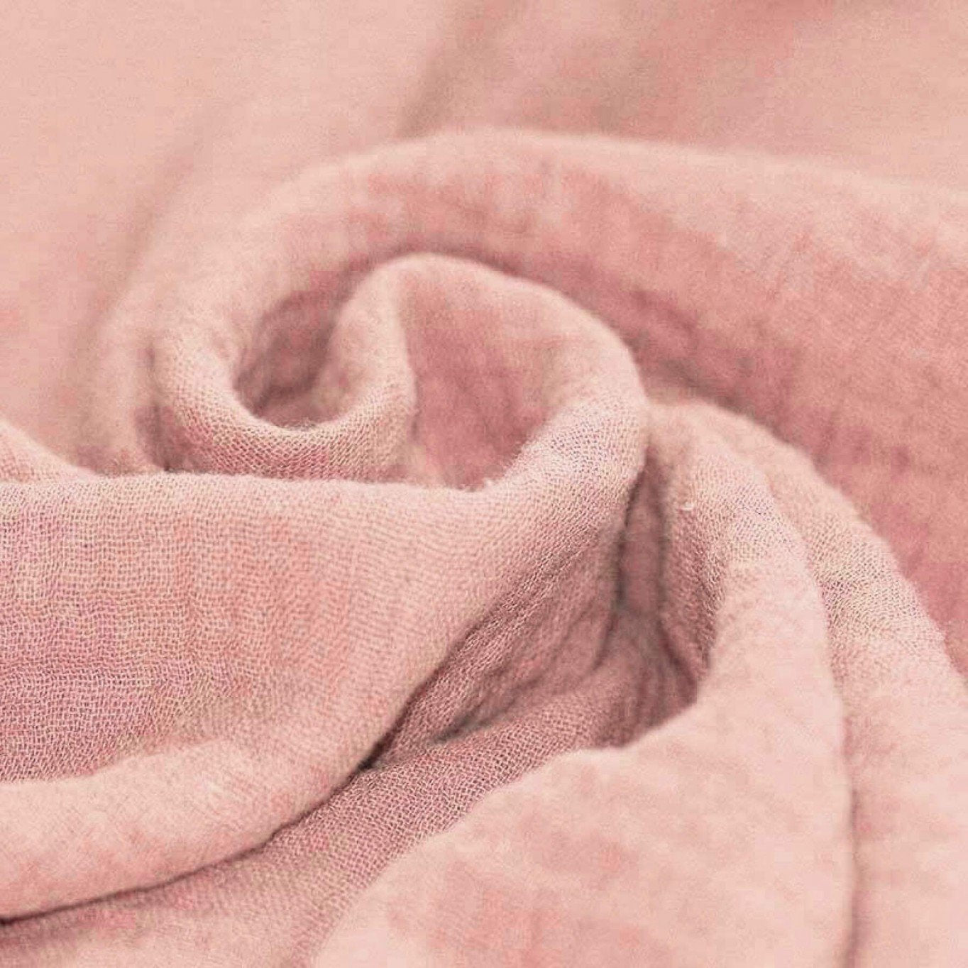 Stof hydrofiel nude roze per halve meter