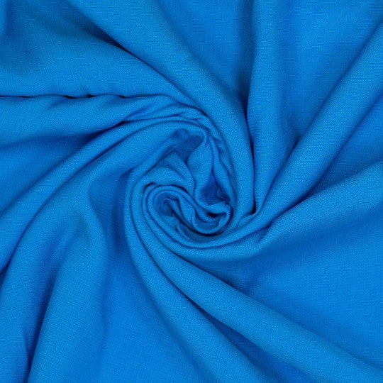 Fibre Mood - Stof viscose helder blauw met glans per meter