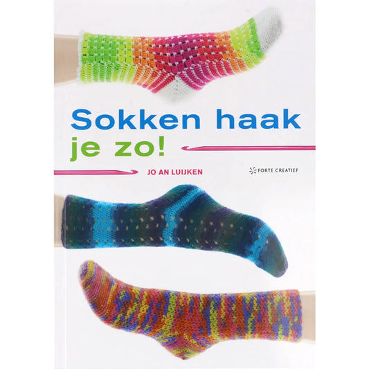 Boek Sokken haak je zo - Jo an Luijken