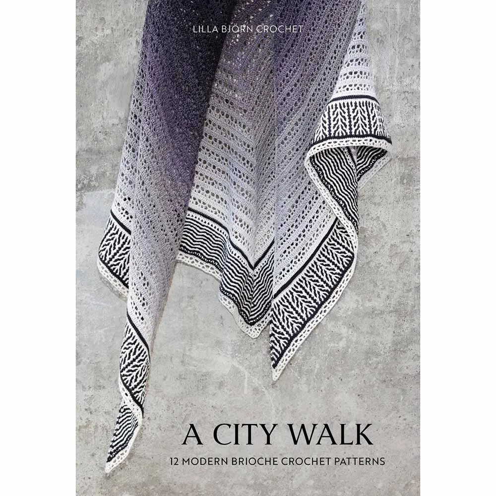 Boek A City Walk Lilla Björn Crochet (EN) Brioche haakpatronen