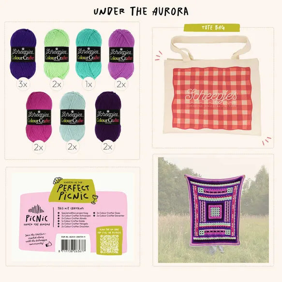 Scheepjes Perfect Picnic CAL2026 kit Colour Crafter - Aurora