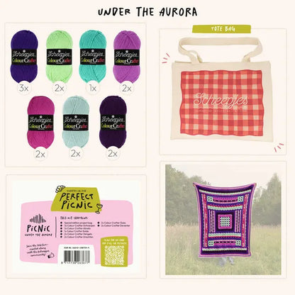 Scheepjes Perfect Picnic CAL2026 kit Colour Crafter - Aurora