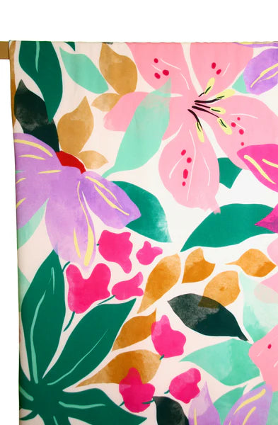 Atelier Jupe - Stof viscose Colour splash per halve meter