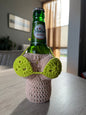 Gehaakte flessenhouder bikini