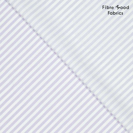 Fibre Mood - Stof katoen met gestreept patroon per meter