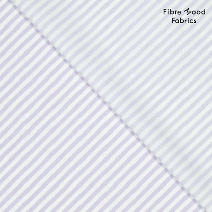 Fibre Mood - Stof katoen met gestreept patroon per meter