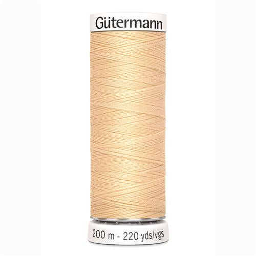 Gutermann naaigaren 200 mtr kleurnummer 000-199