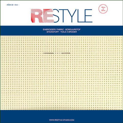 Restyle Borduurstof Aïda 32 40x50cm ecru
