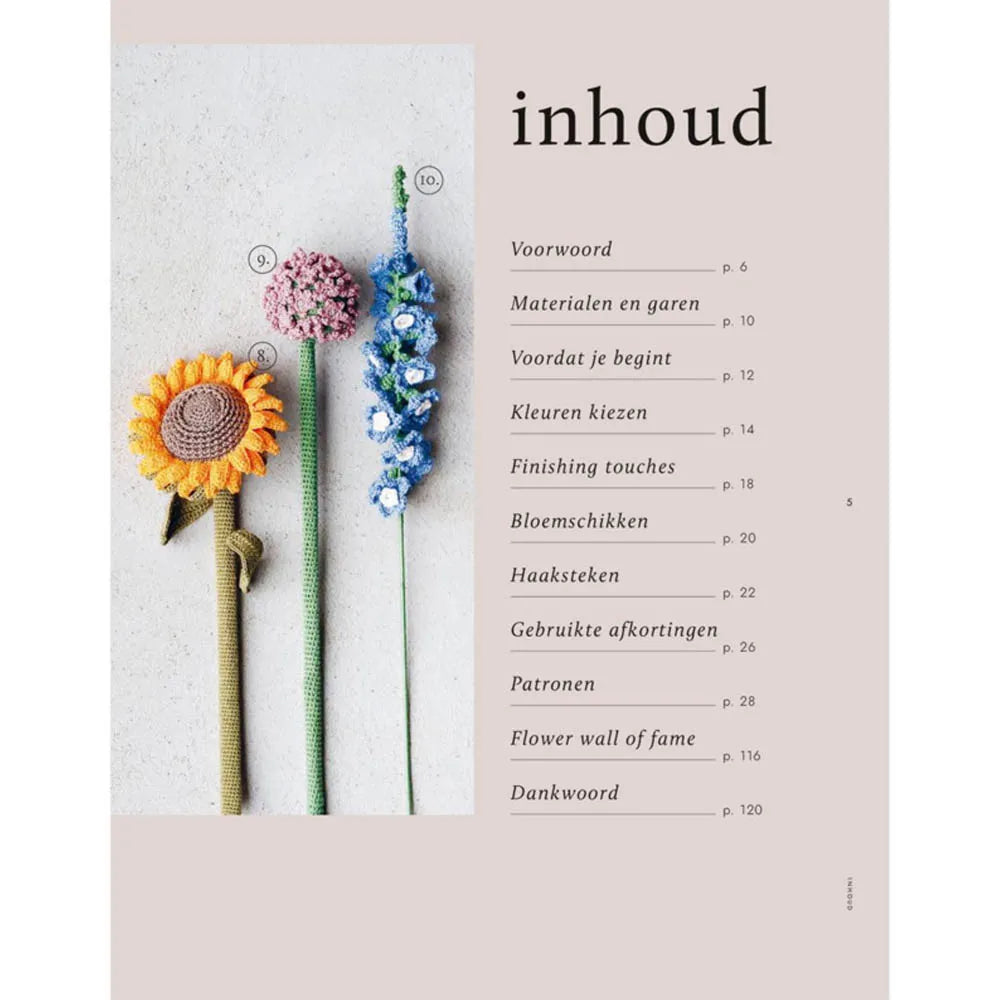 Boek bloemen haken