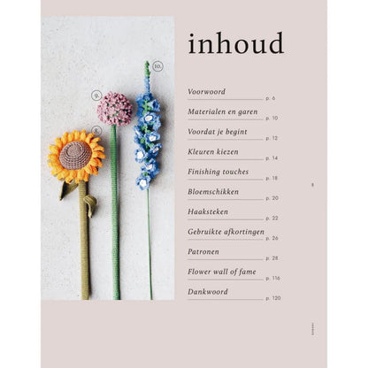 Boek bloemen haken