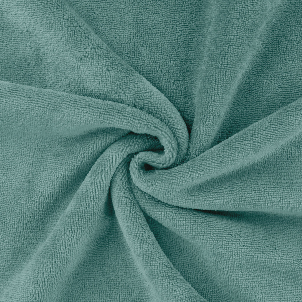 Stof Bamboo Wellness Dark Dusty Mint per halve meter