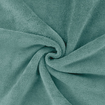 Stof Bamboo Wellness Dark Dusty Mint per halve meter