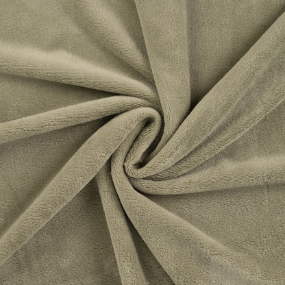 Stof Bamboo Wellness Earth Khaki per halve meter