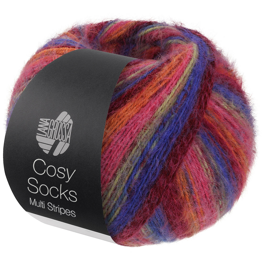 Lana Grossa - Cosy Socks Multi Stripes 100 gr diverse kleuren