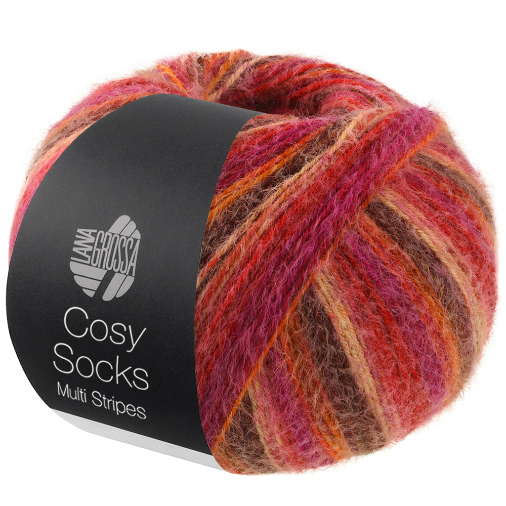 Lana Grossa - Cosy Socks Multi Stripes 100 gr diverse kleuren