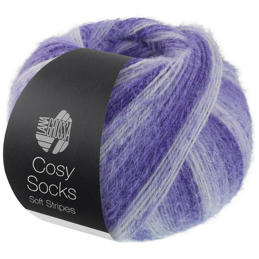 Lana Grossa - Cosy Socks Soft Stripes 100 gr diverse kleuren