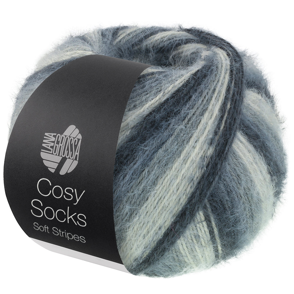 Lana Grossa - Cosy Socks Soft Stripes 100 gr diverse kleuren