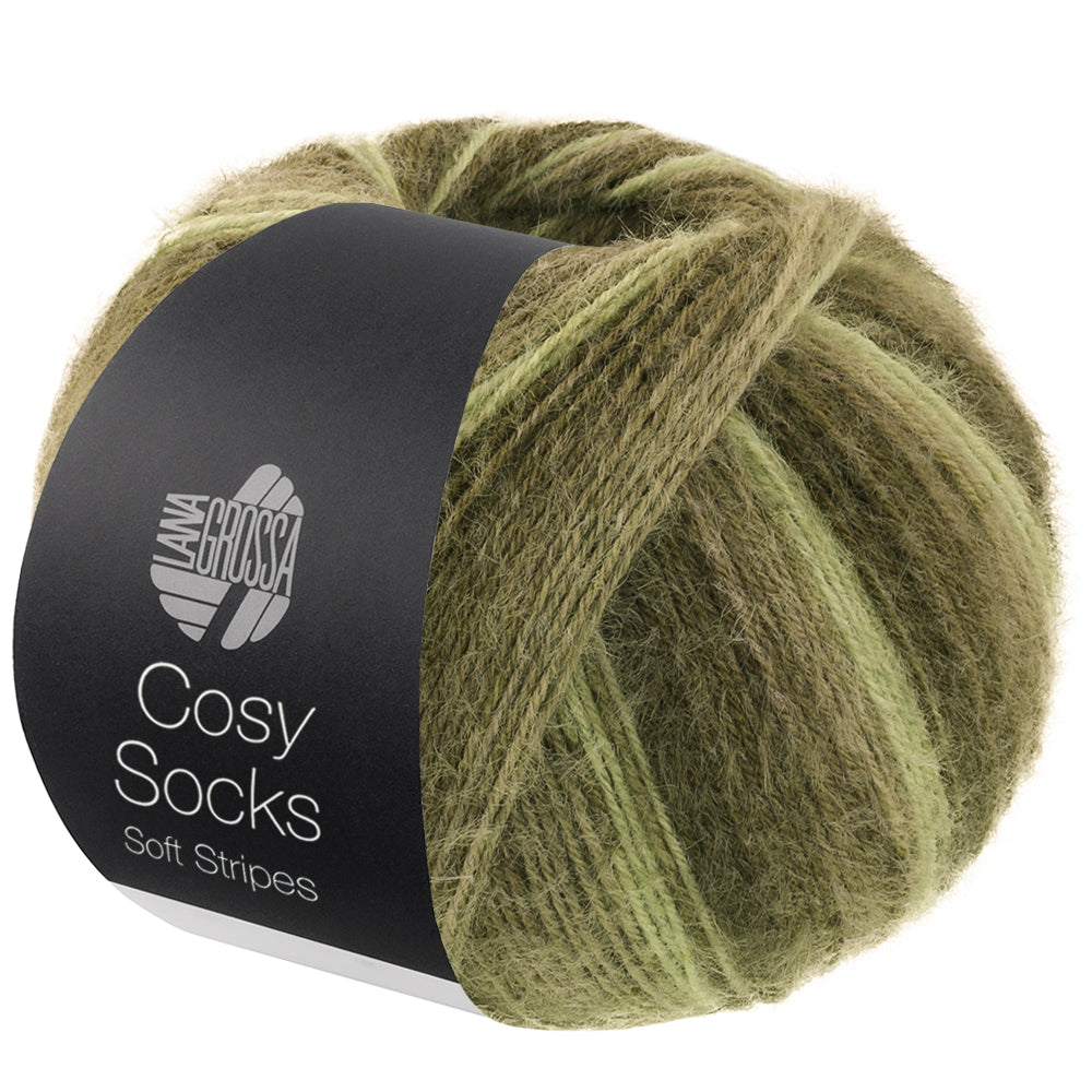 Lana Grossa - Cosy Socks Soft Stripes 100 gr diverse kleuren