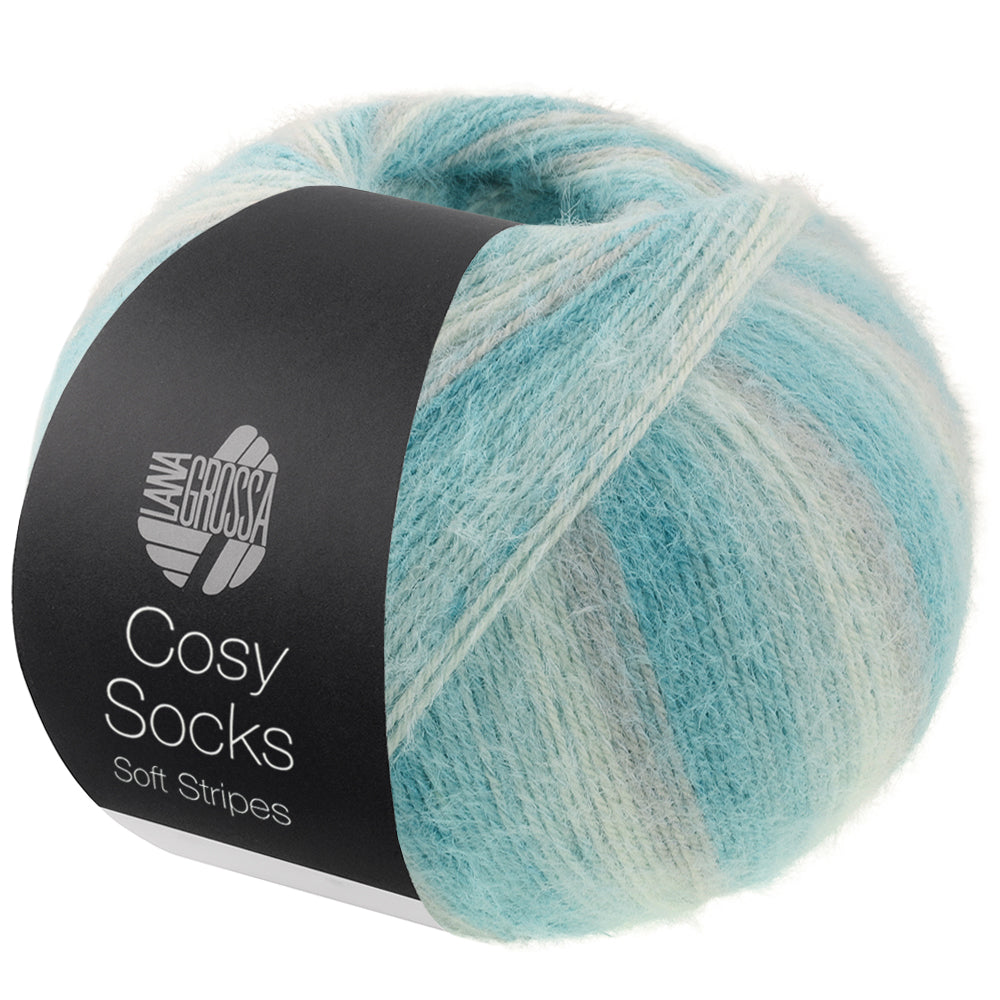 Lana Grossa - Cosy Socks Soft Stripes 100 gr diverse kleuren