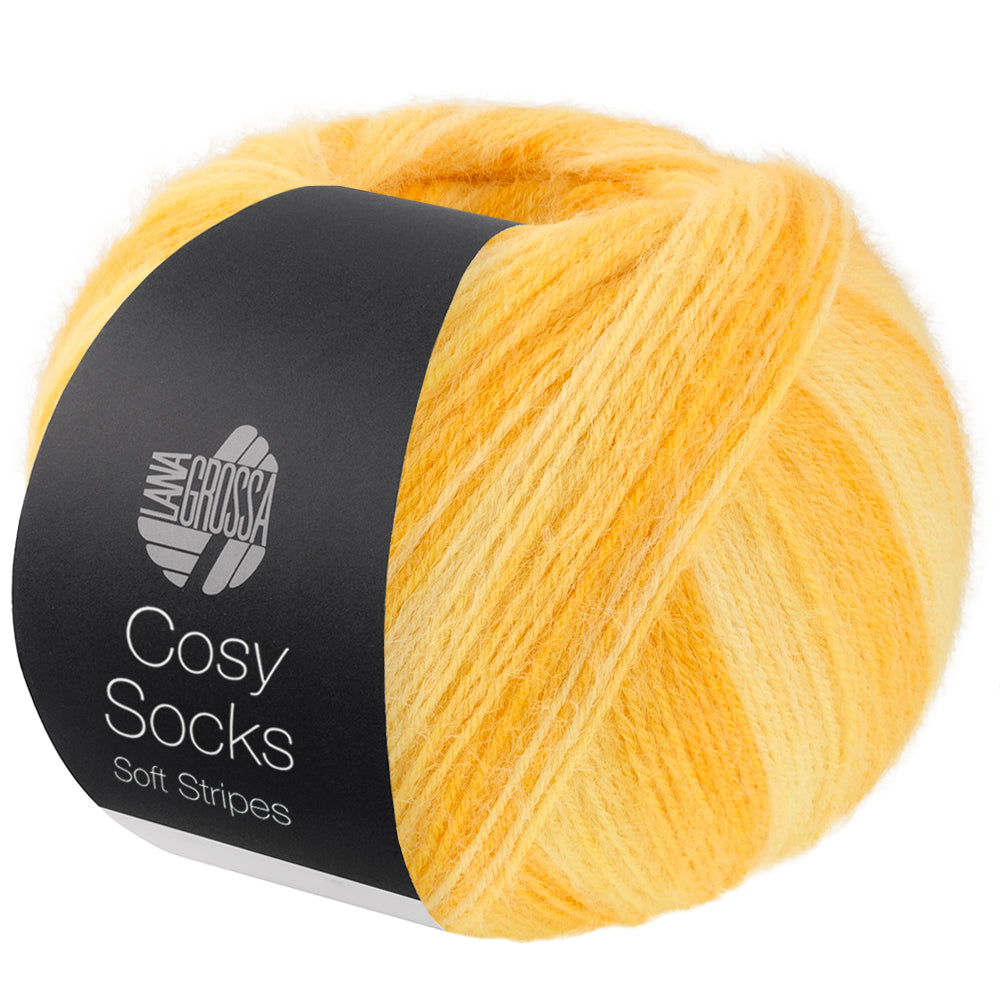 Lana Grossa - Cosy Socks Soft Stripes 100 gr diverse kleuren