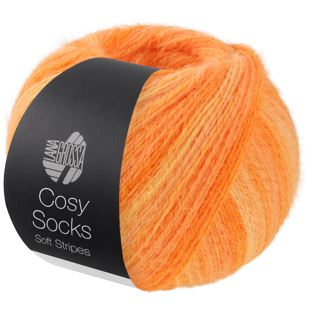 Lana Grossa - Cosy Socks Soft Stripes 100 gr diverse kleuren