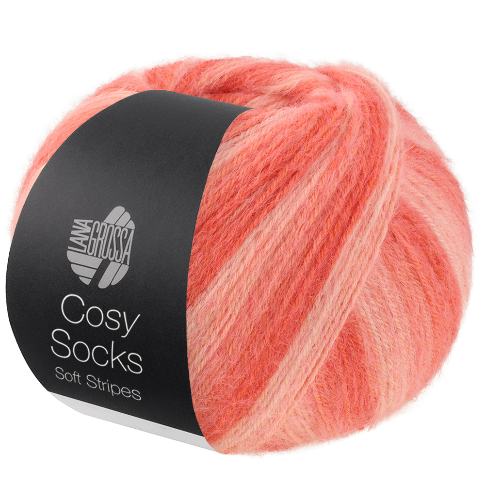 Lana Grossa - Cosy Socks Soft Stripes 100 gr diverse kleuren