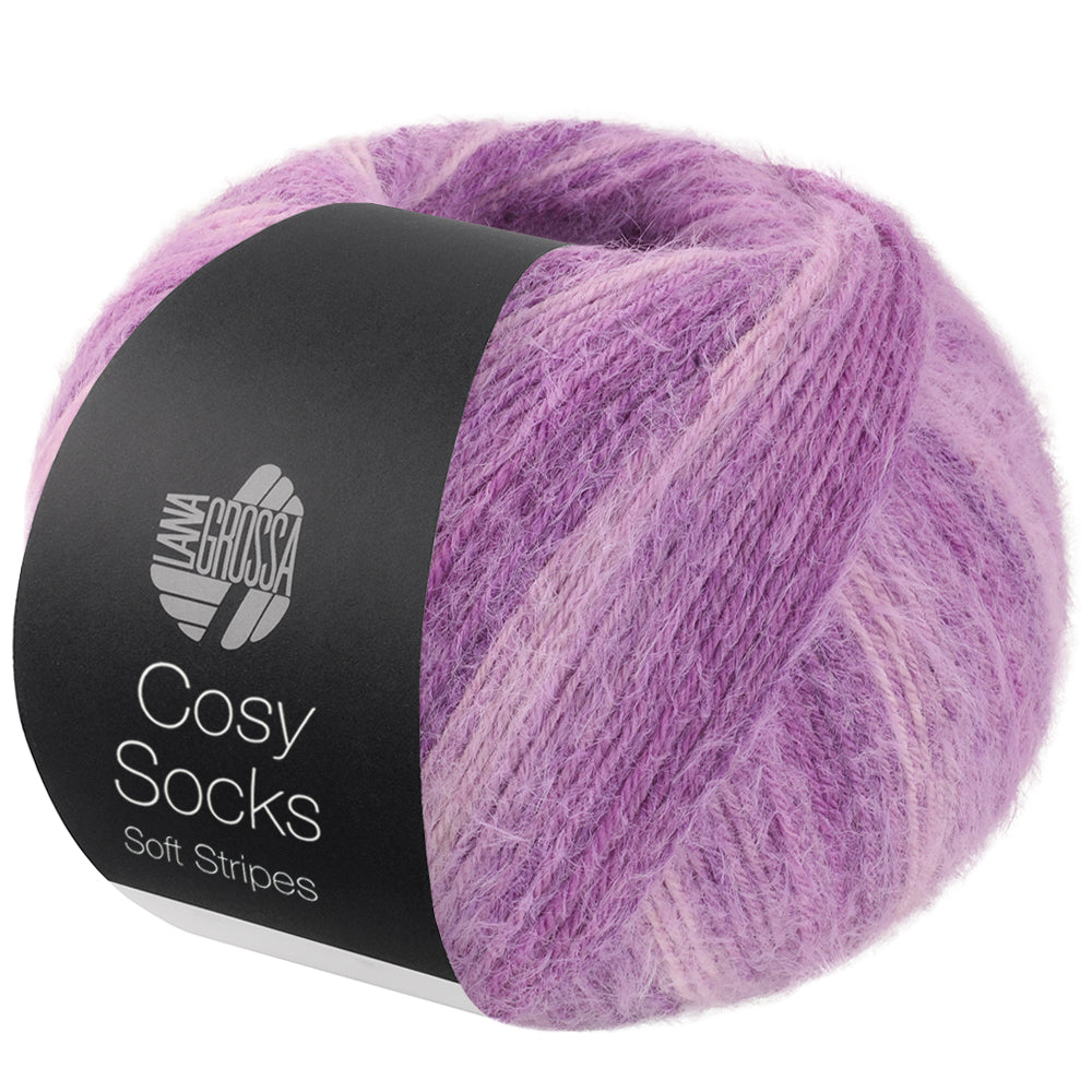 Lana Grossa - Cosy Socks Soft Stripes 100 gr diverse kleuren
