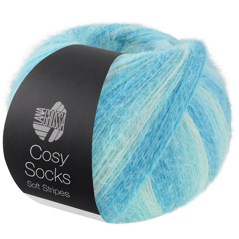 Lana Grossa - Cosy Socks Soft Stripes 100 gr diverse kleuren
