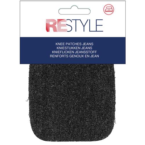 ReStyle Kniestukken jeans 7,6 x 9,7 cm opstrijkbaar