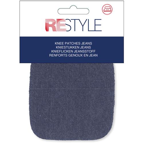ReStyle Kniestukken jeans 7,6 x 9,7 cm opstrijkbaar