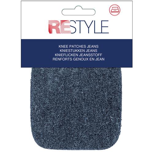 ReStyle Kniestukken jeans 7,6 x 9,7 cm opstrijkbaar