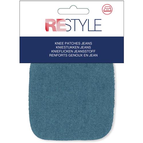 ReStyle Kniestukken jeans 7,6 x 9,7 cm opstrijkbaar