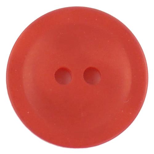 Knoop rood 23mm 2 gaats