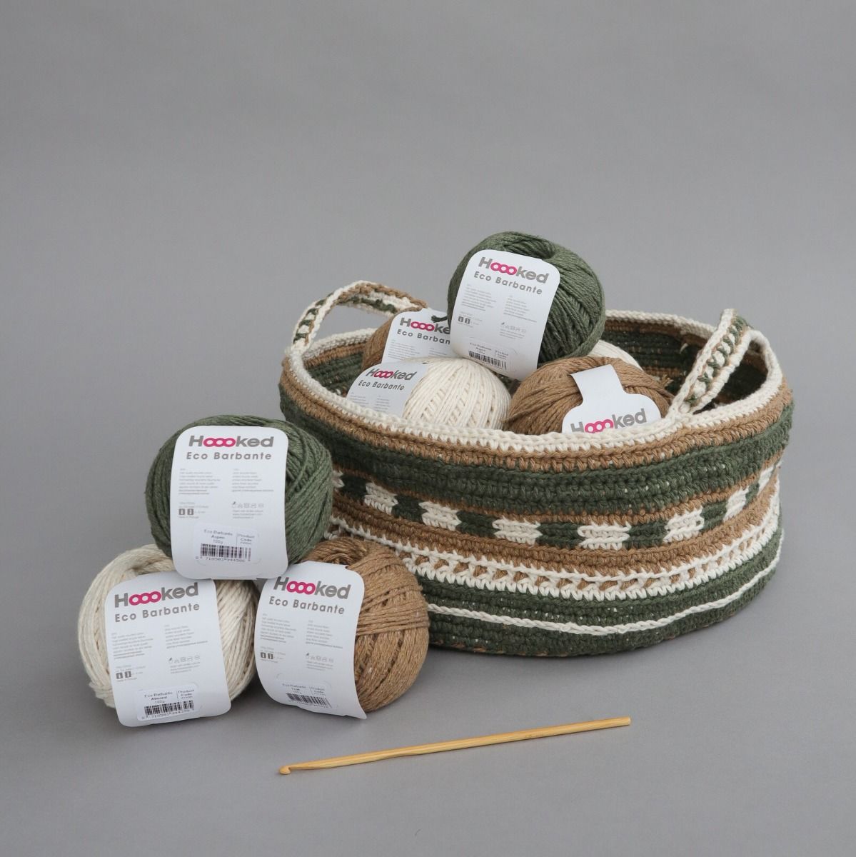 Hoooked DIY Haakpakket Mochila Mand Montreal Aspen