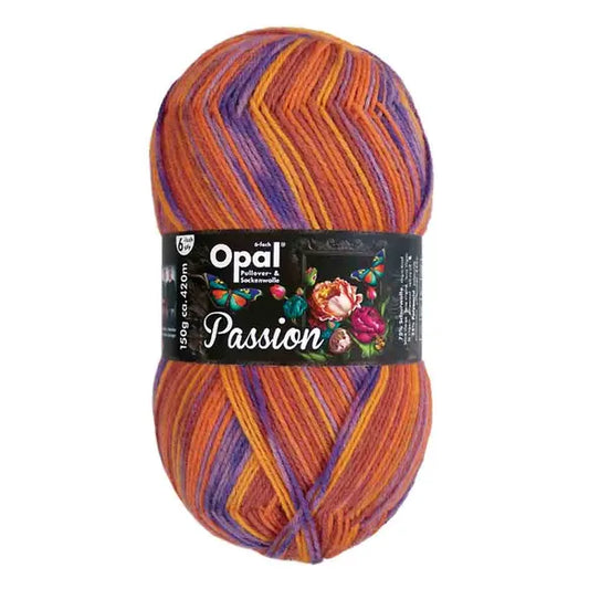 Opal Passion 6-draads garen oranje